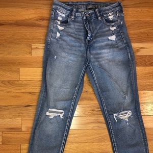 American Eagle Curvy High-Rise Jegging Crop Size 4